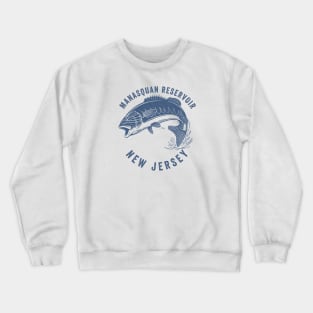 Manasquan Reservoir New Jersey Crewneck Sweatshirt